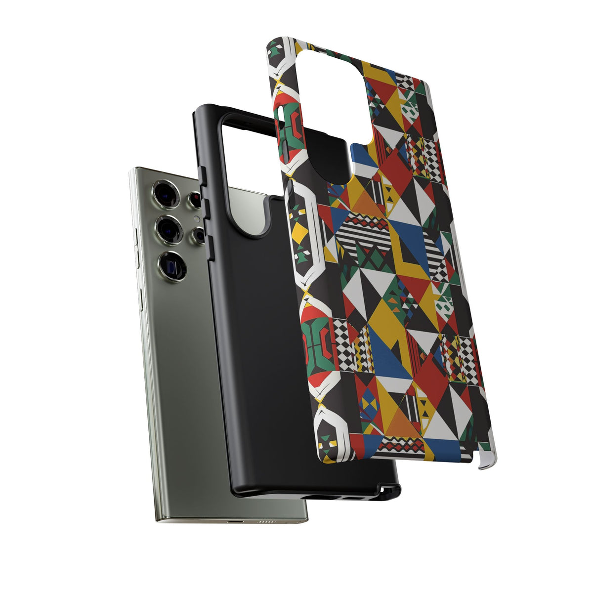 Stylish African Pattern Phone Case – Unique and Vibrant Protection 182