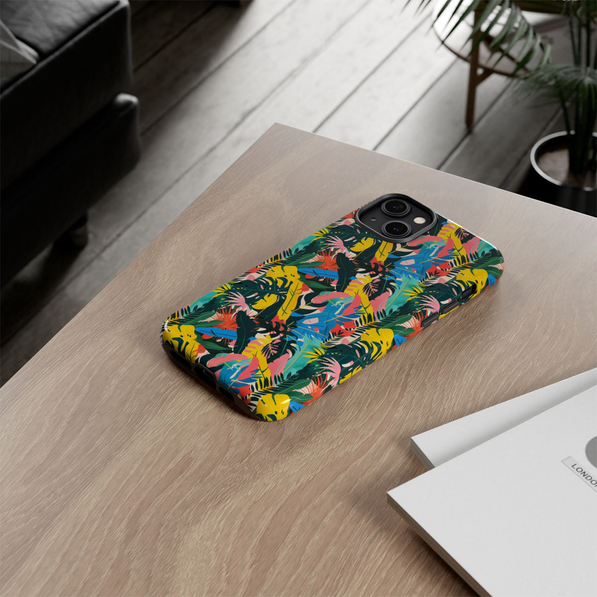 Jungle Pattern Phone Case – Exotic & Lush Design for Your Phone 346