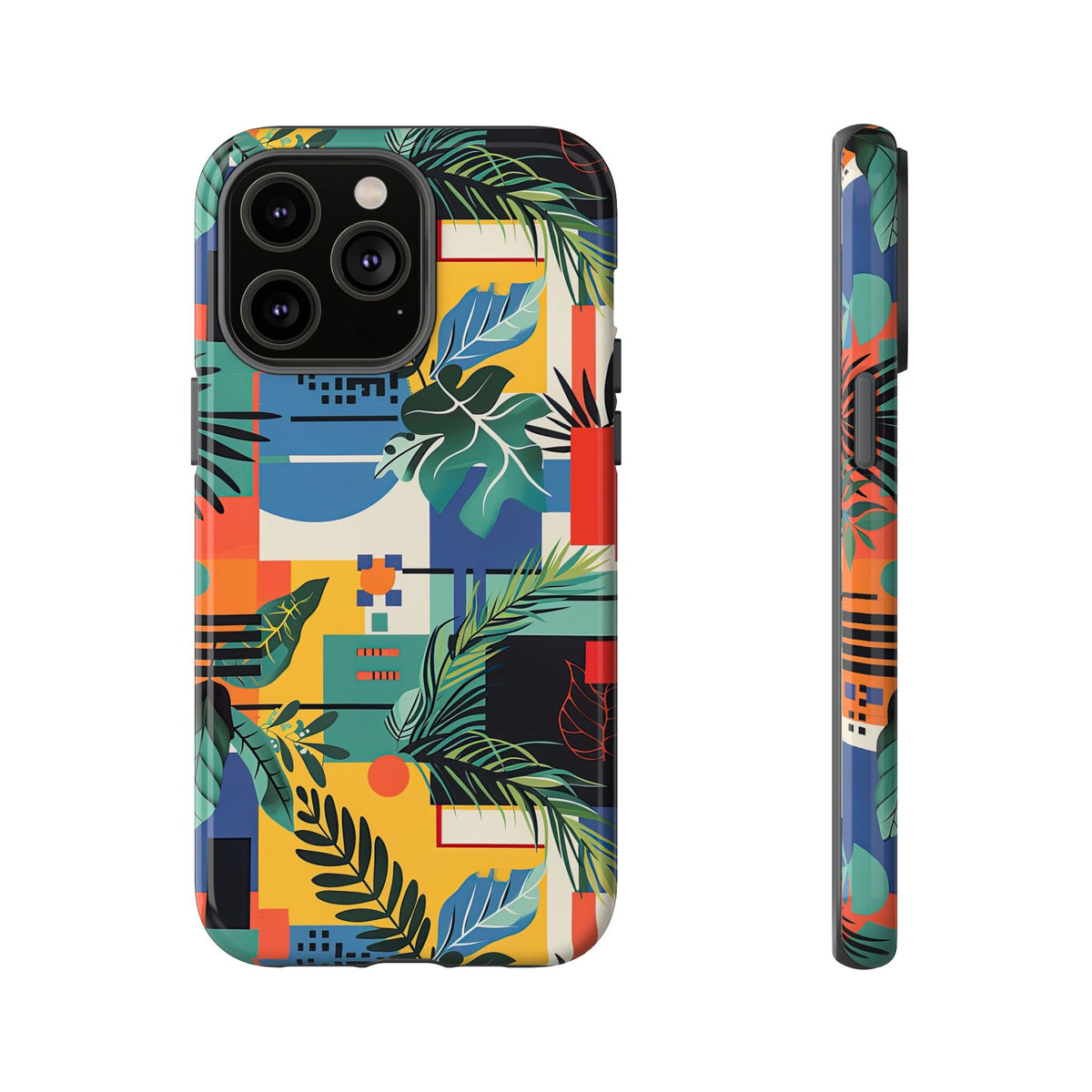 Jungle Collage Phone Case – Vibrant & Durable Nature-Inspired Protection