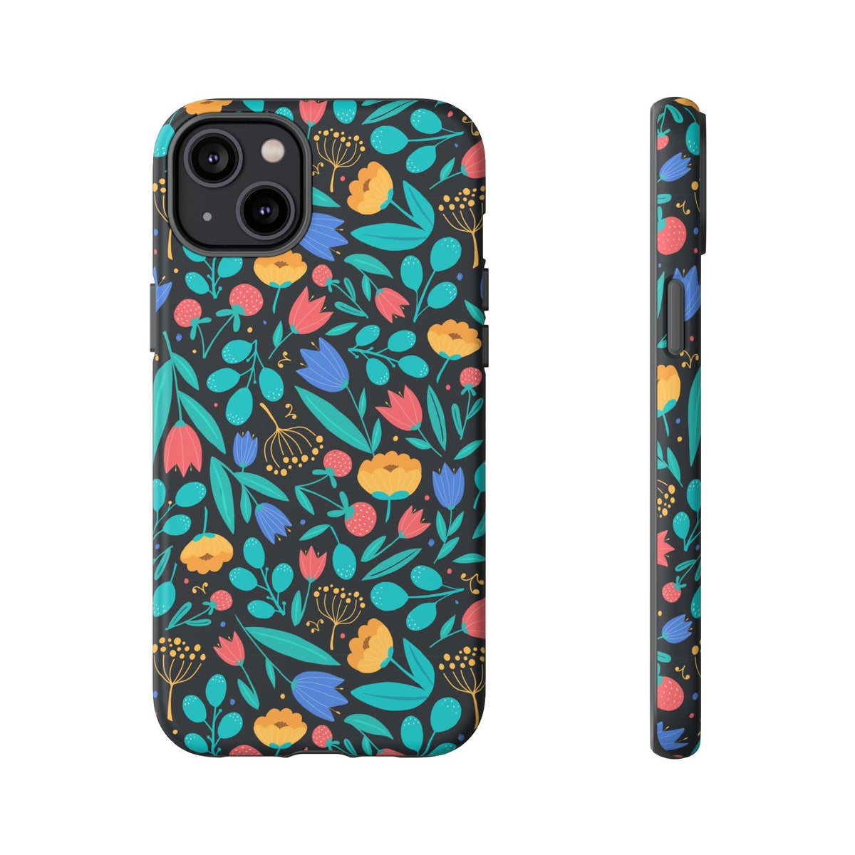 Colorful Little Flower Design Phone Case – Bright and Cheerful Floral Phone Cover