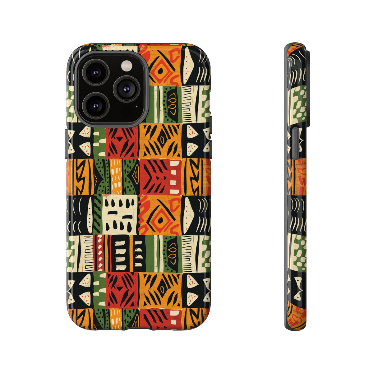 Stylish African Pattern Phone Case – Unique and Vibrant Protection 240