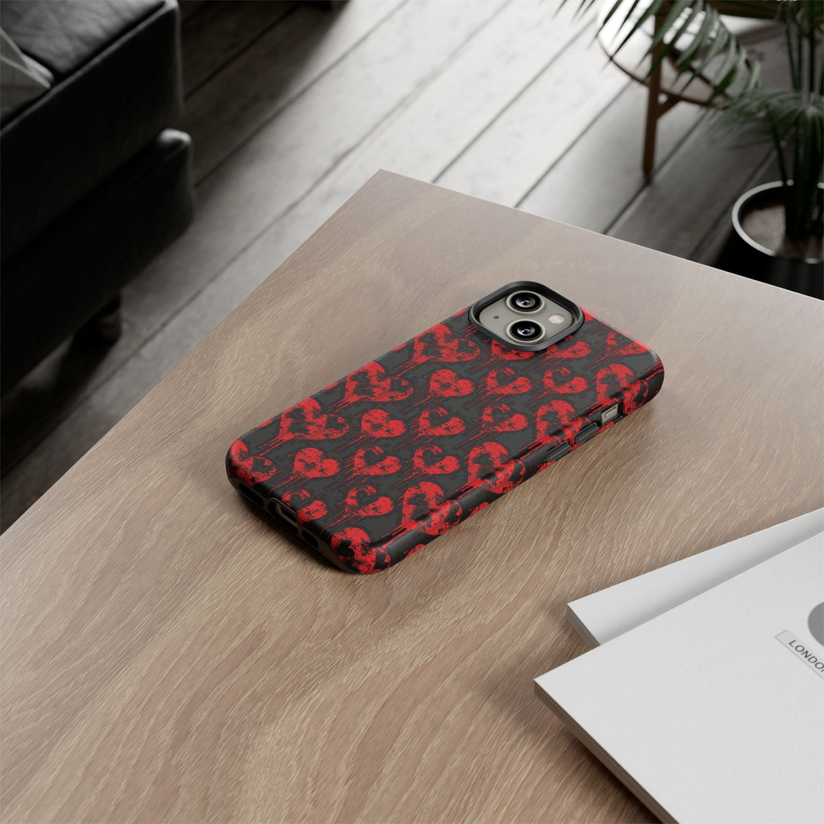 Heart Pattern Phone Case – Stylish & Loving Design for Your Device 367