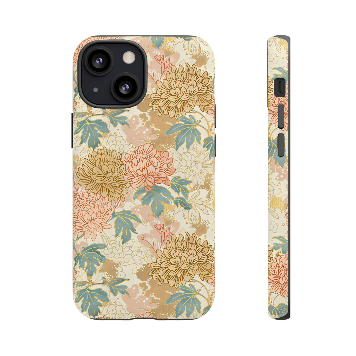 Japanese Blossom Asian Floral Design Phone Case – Elegant Floral Phone Cover