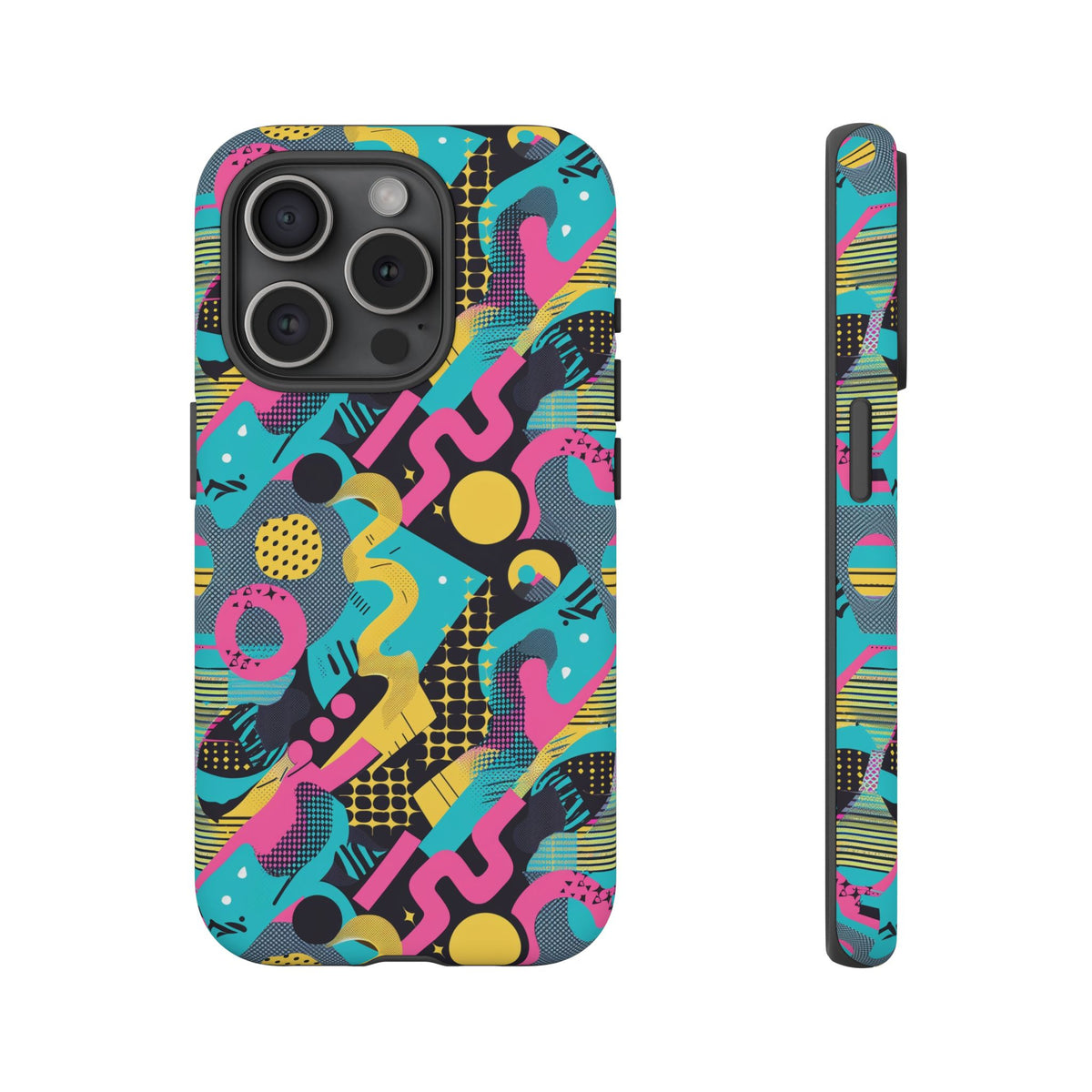 Retro 80s Seamless Phone Case – Vintage Style Meets Modern Protection 138