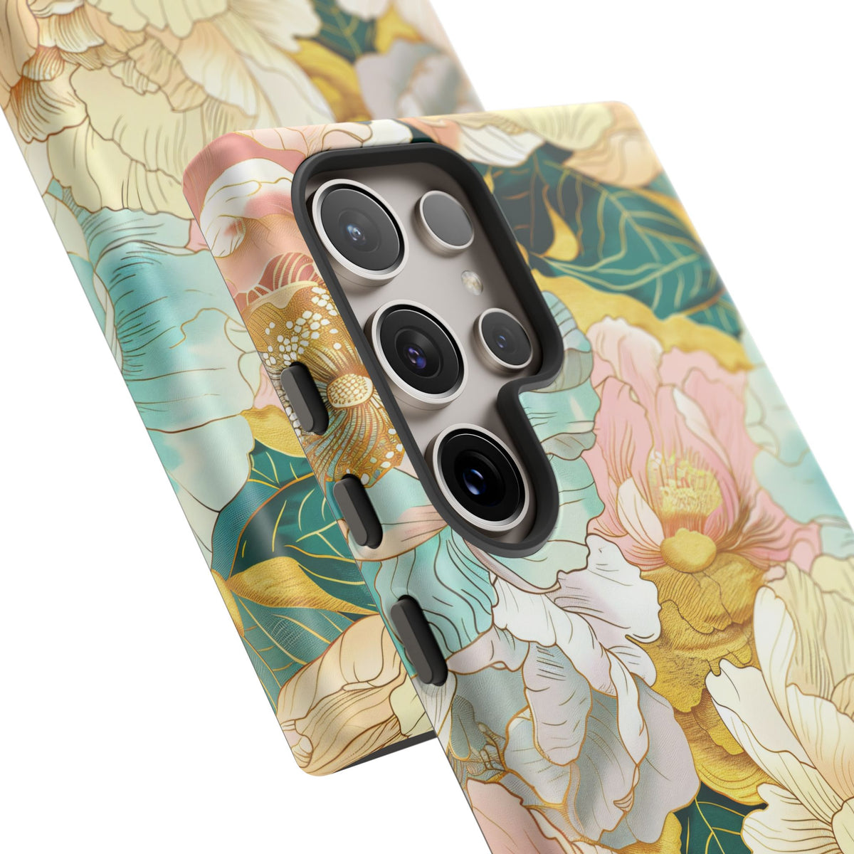 Japanese Blossom Asian Floral Design Phone Case – Elegant Floral Phone Cover