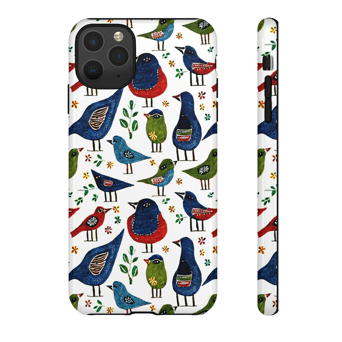 Birds Seamless Pattern Phone Case – Elegant and Timeless Avian Design 12