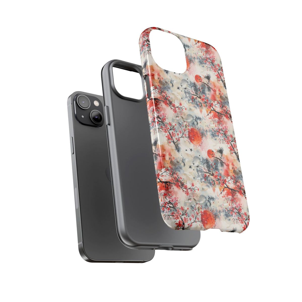 Japanese Pattern Phone Case – Elegant & Timeless Design for Your Phone 110