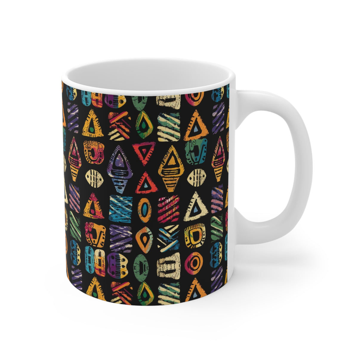 All-Over African Pattern Coffee Mug 599