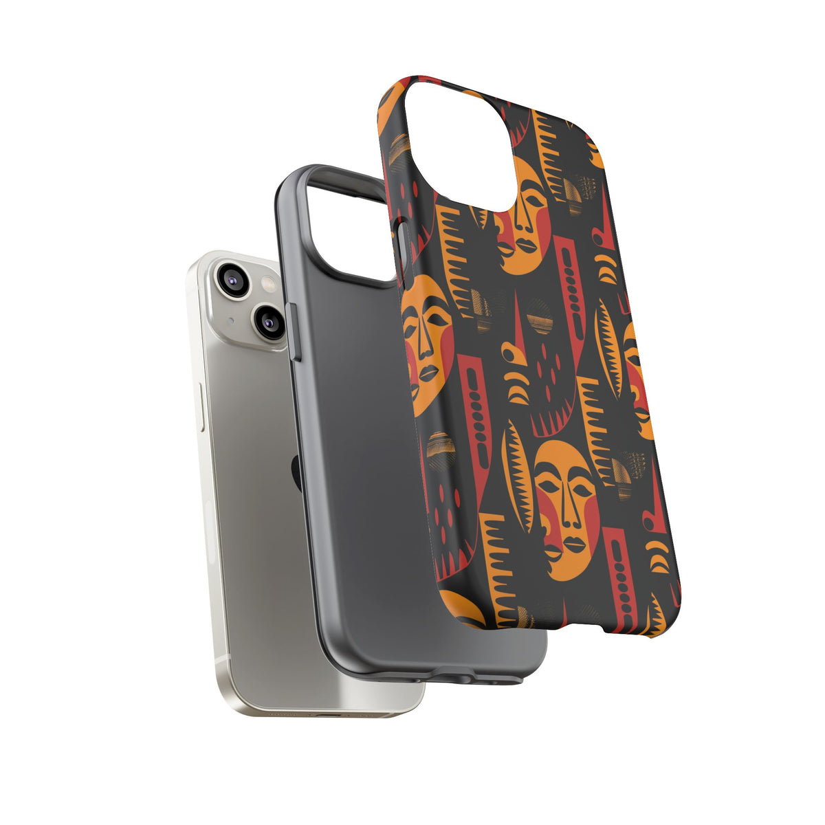 Stylish African Pattern Phone Case – Unique and Vibrant Protection 203