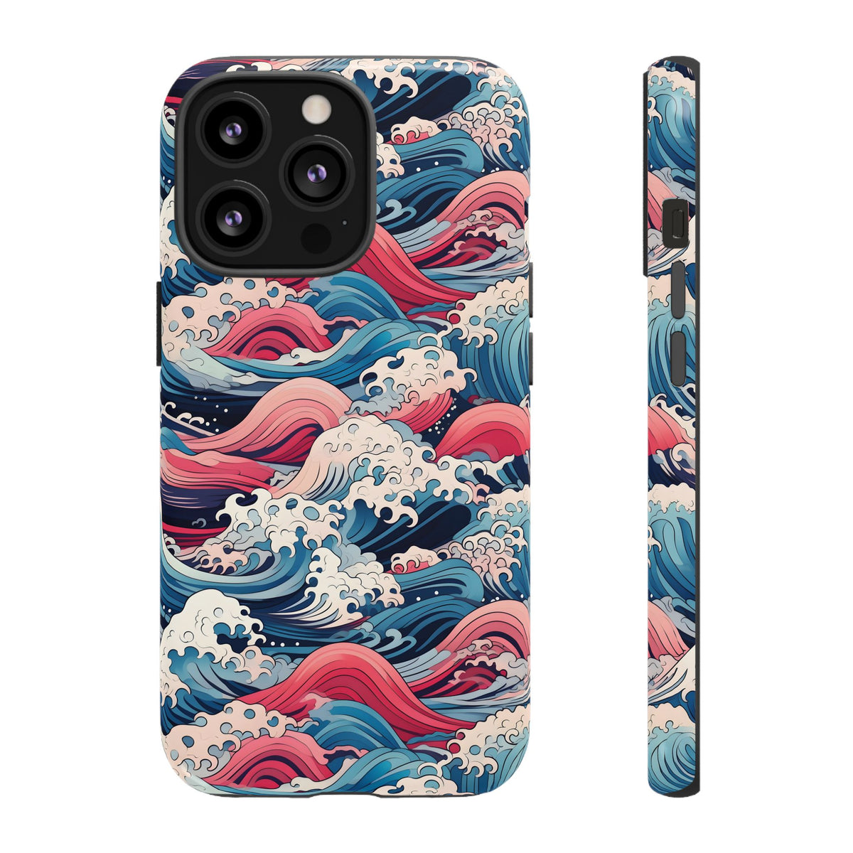 Japanese Waves Phone Case – Embrace Timeless Elegance with Classic Design 3