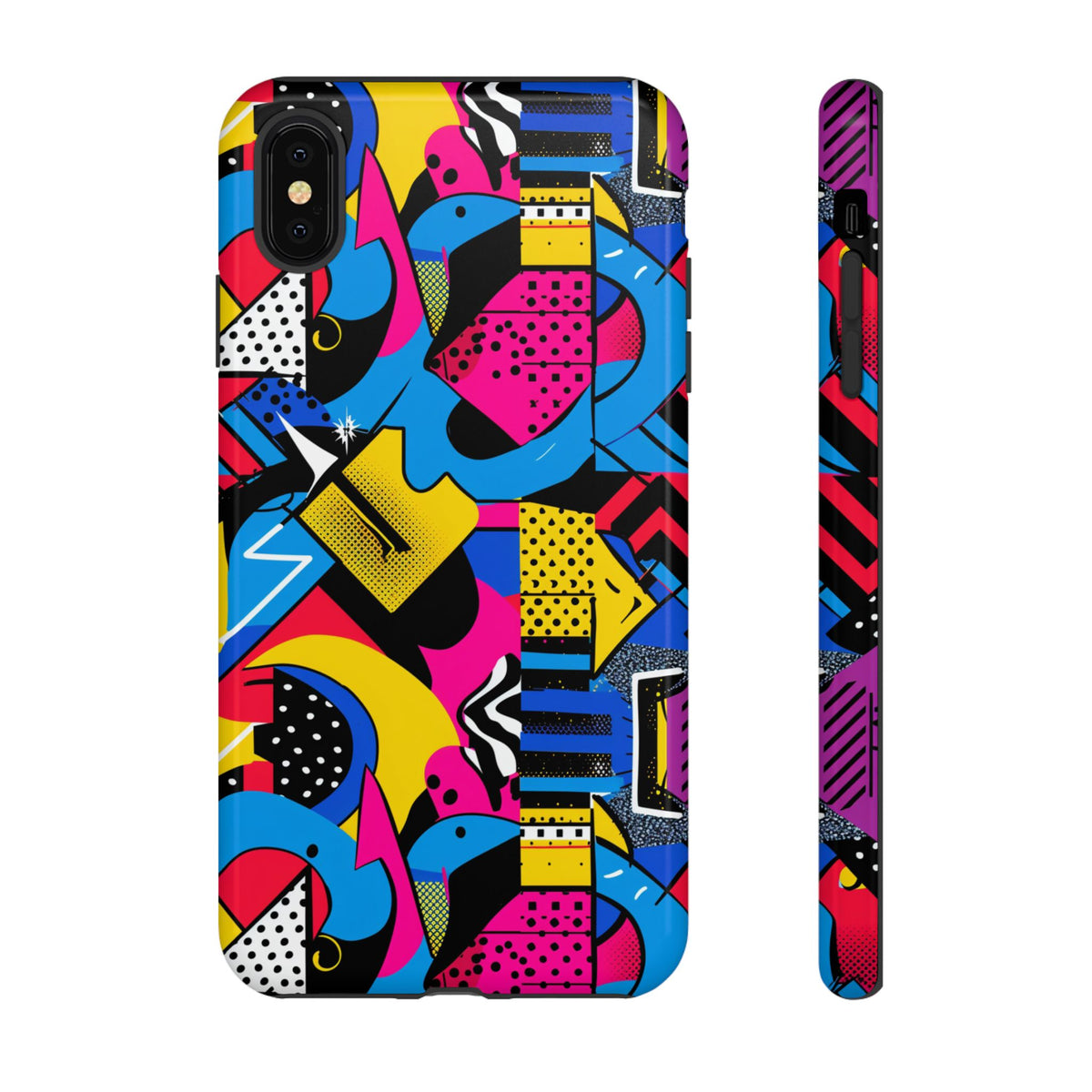 Retro 80s Seamless Phone Case – Vintage Style Meets Modern Protection