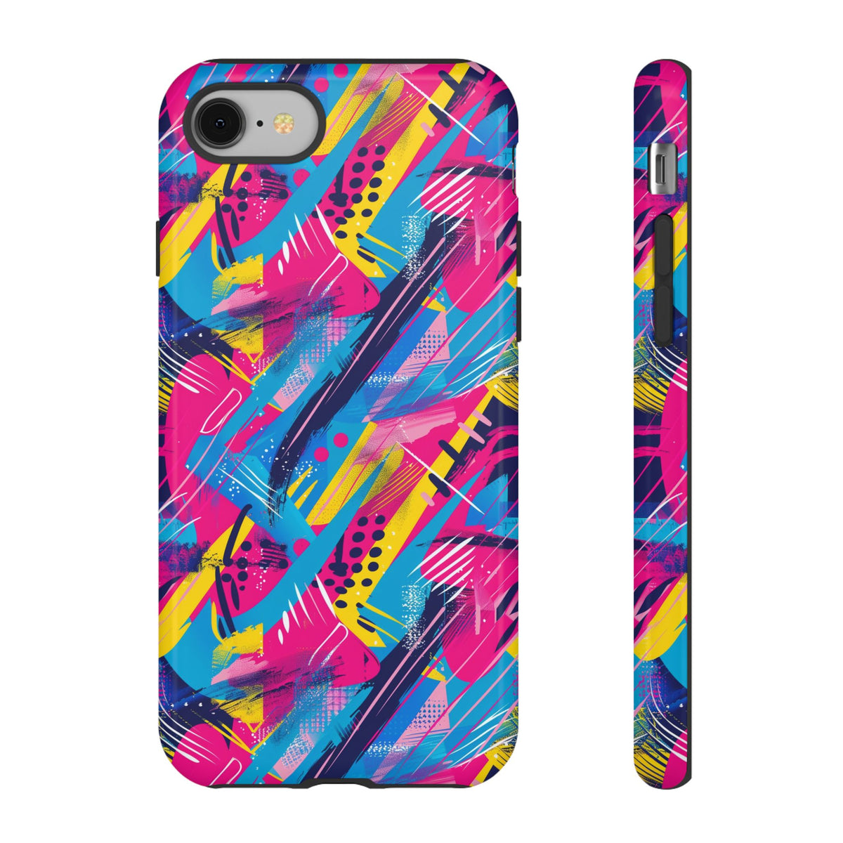 Retro 80s Seamless Phone Case – Vintage Style Meets Modern Protection 103