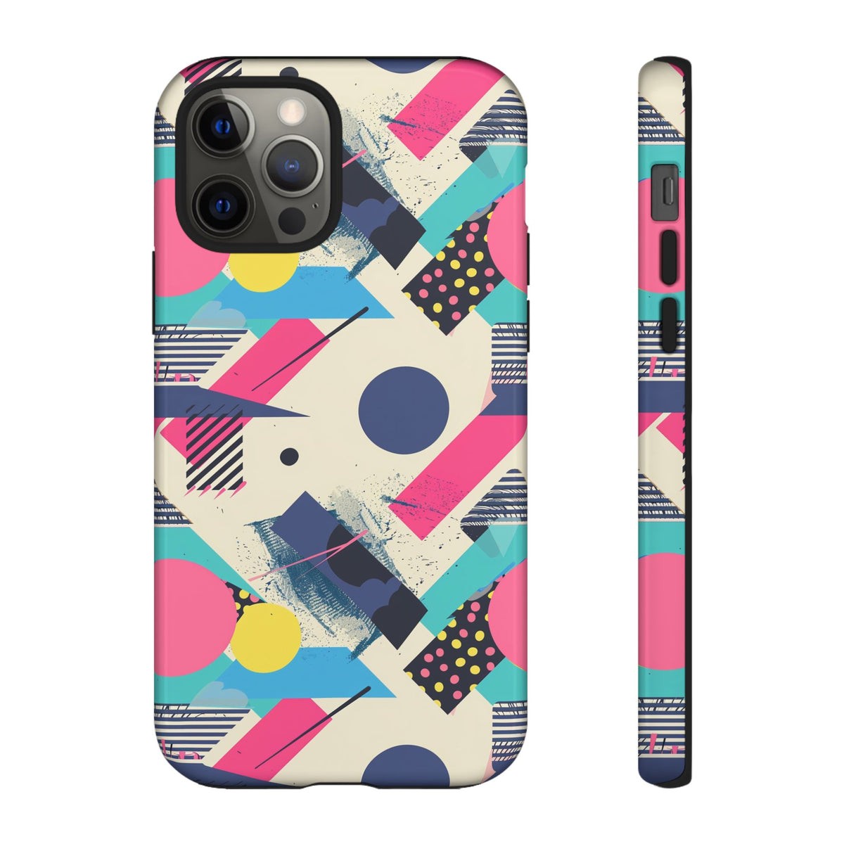 Retro 80s Seamless Phone Case – Vintage Style Meets Modern Protection 089