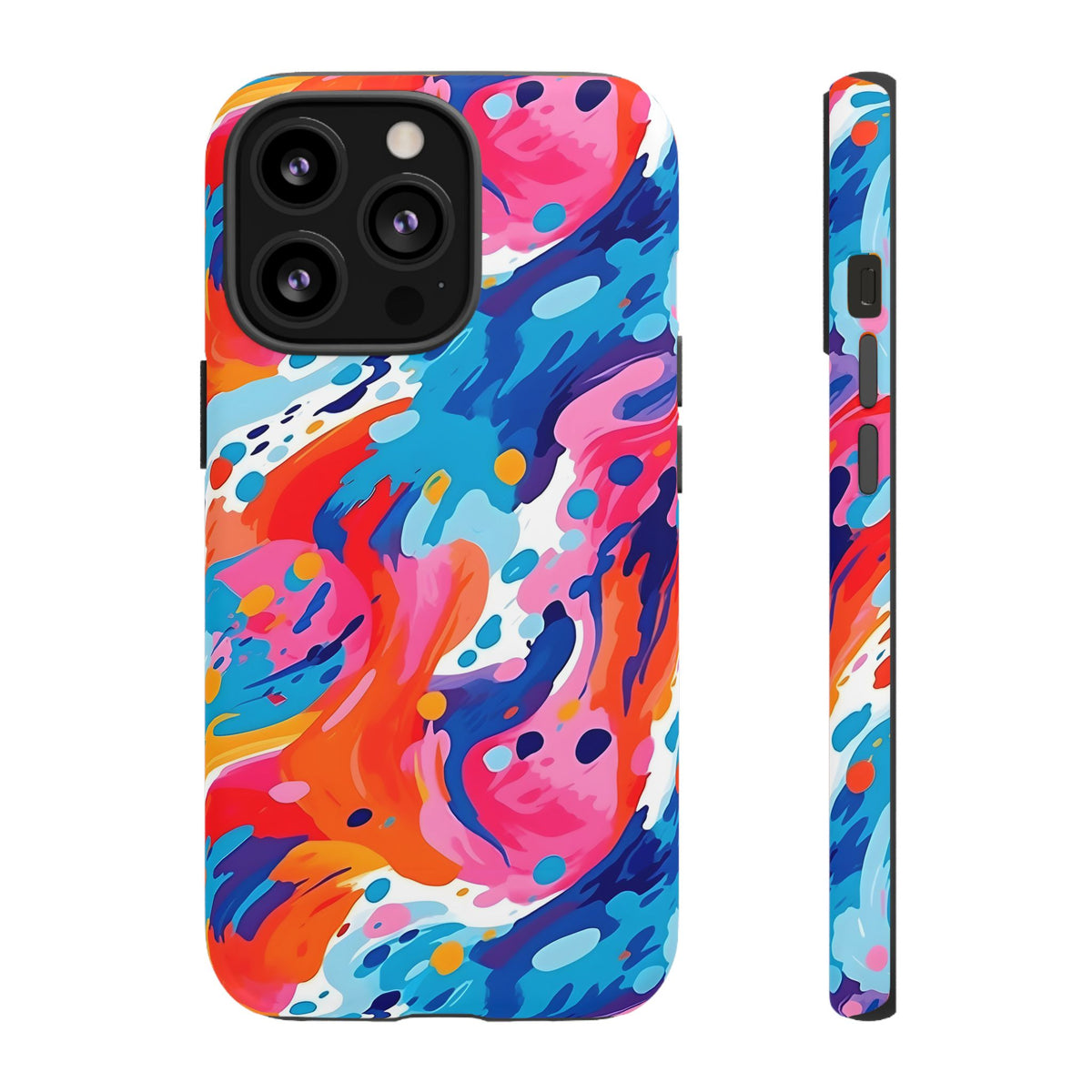 Abstract Painting Design Phone Case – Modern Art-Inspired Phone Cover 4