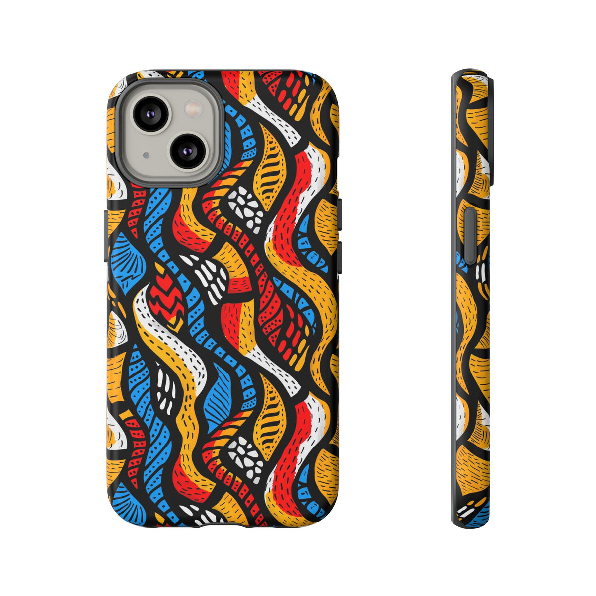 Stylish African Pattern Phone Case – Unique and Vibrant Protection 155