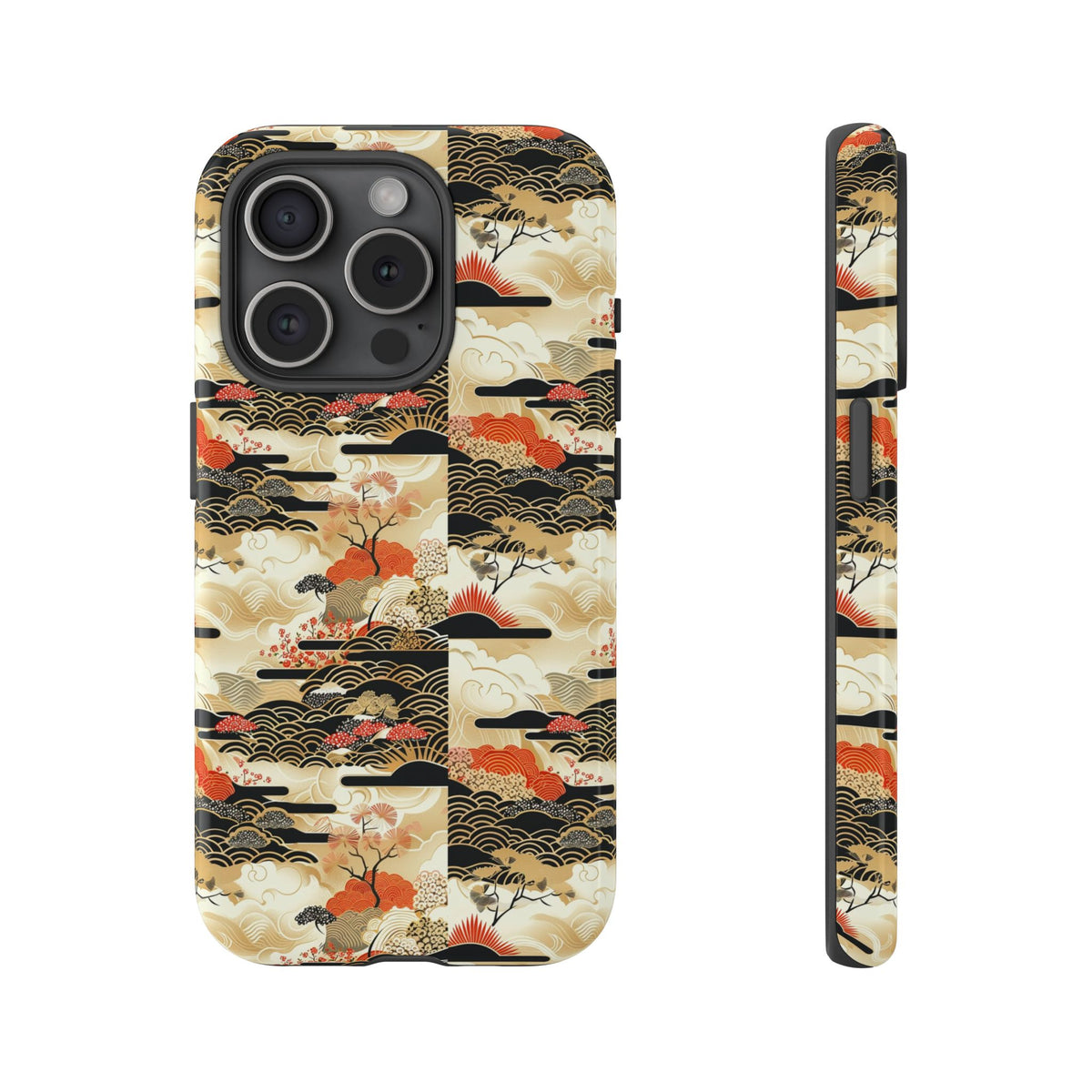 Japanese Pattern Phone Case – Elegant & Timeless Design for Your Phone 123