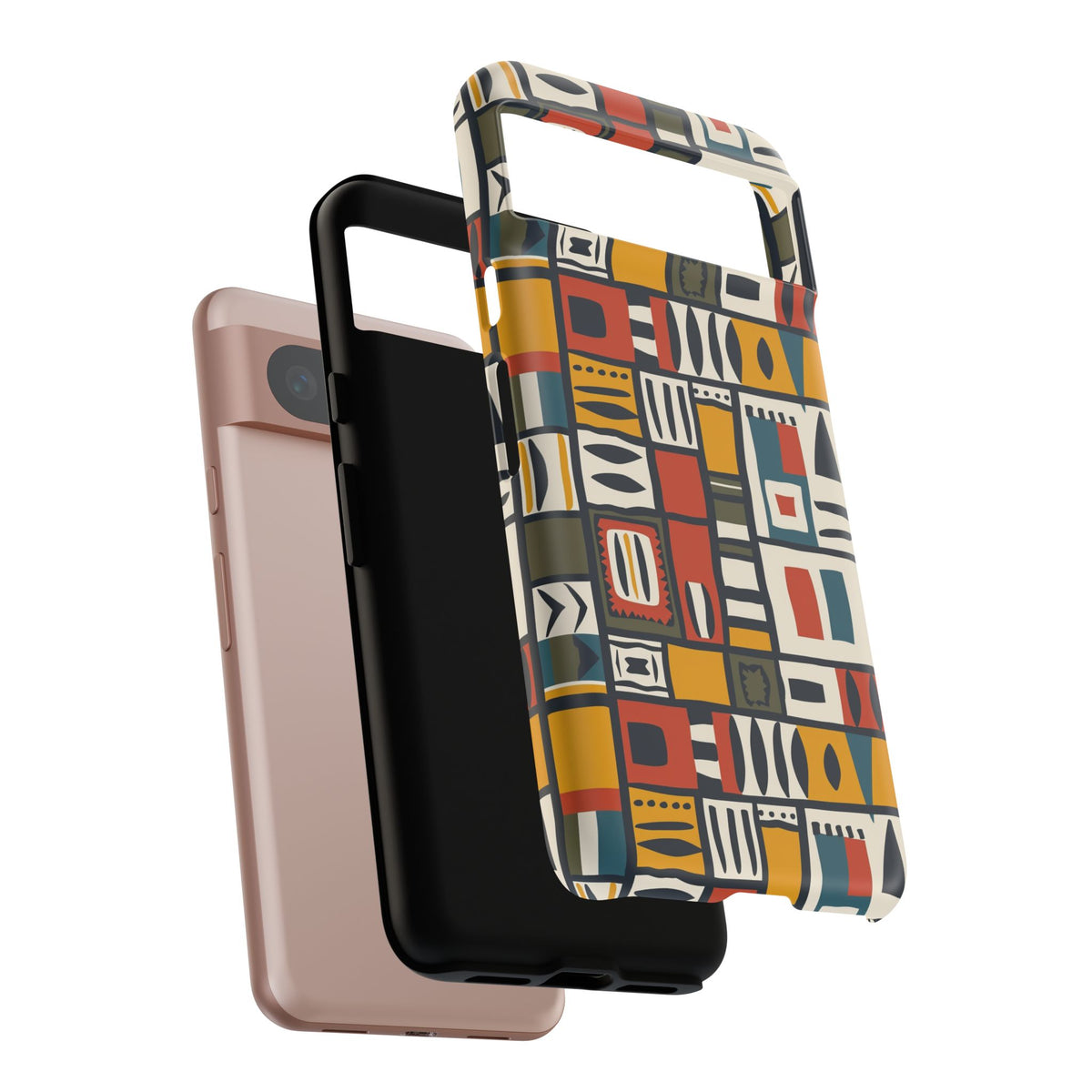 Stylish African Pattern Phone Case – Unique and Vibrant Protection 013