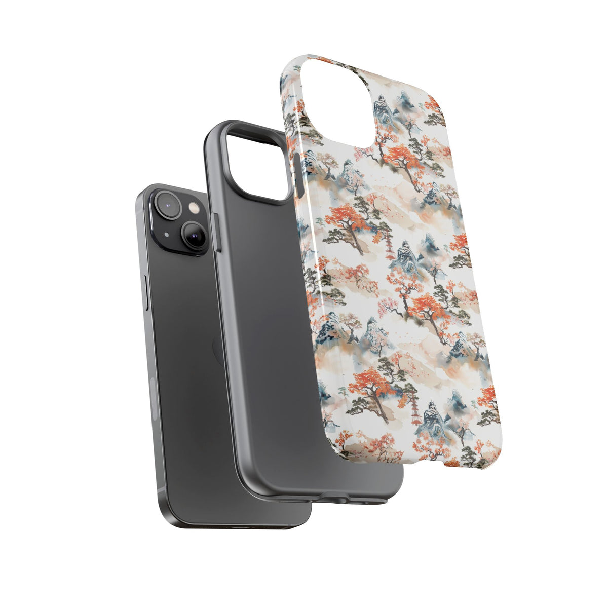 Japanese Pattern Phone Case – Elegant & Timeless Design for Your Phone 506