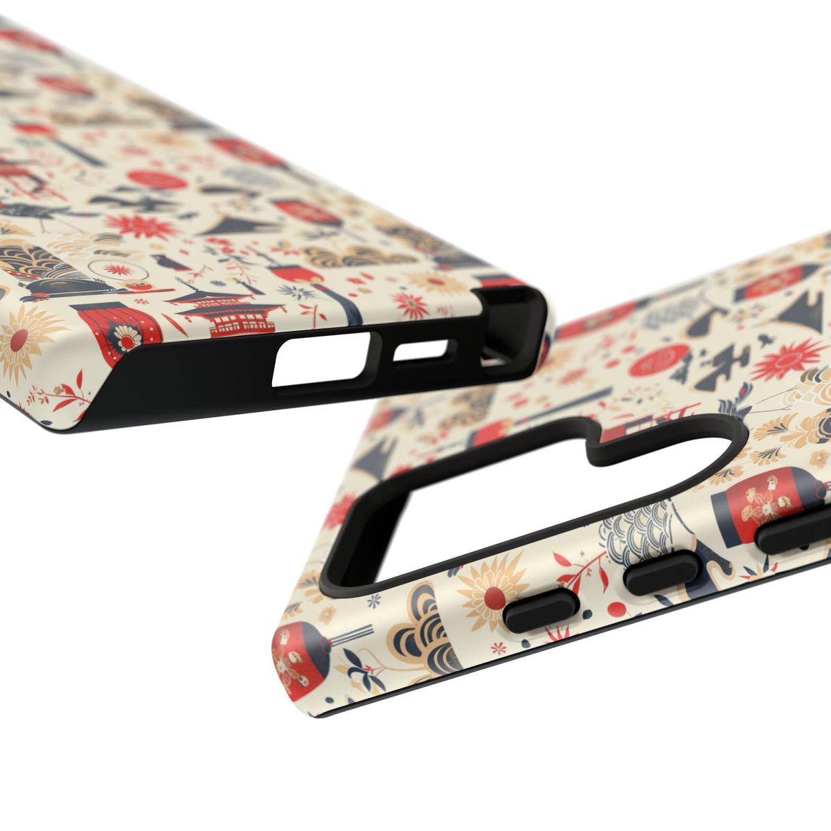 Japanese Pattern Phone Case – Elegant & Timeless Design for Your Phone 024