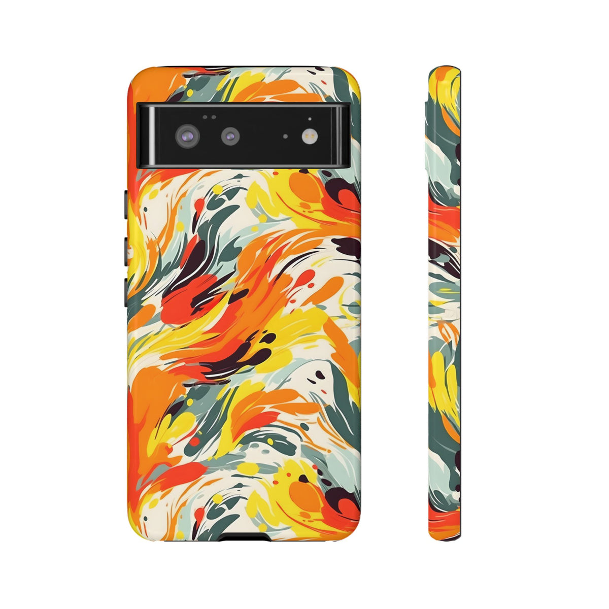 Abstract Painting Design Phone Case – Modern Art-Inspired Phone Cover 5