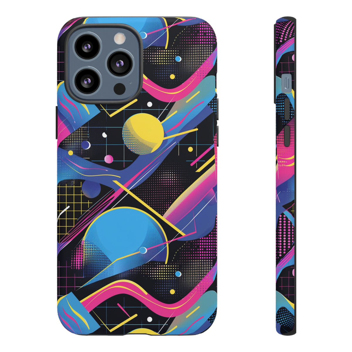 Retro 80s Seamless Phone Case – Vintage Style Meets Modern Protection 14