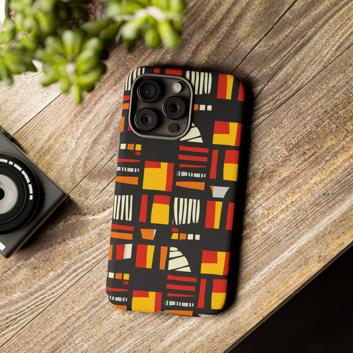 Stylish African Pattern Phone Case – Unique and Vibrant Protection 099