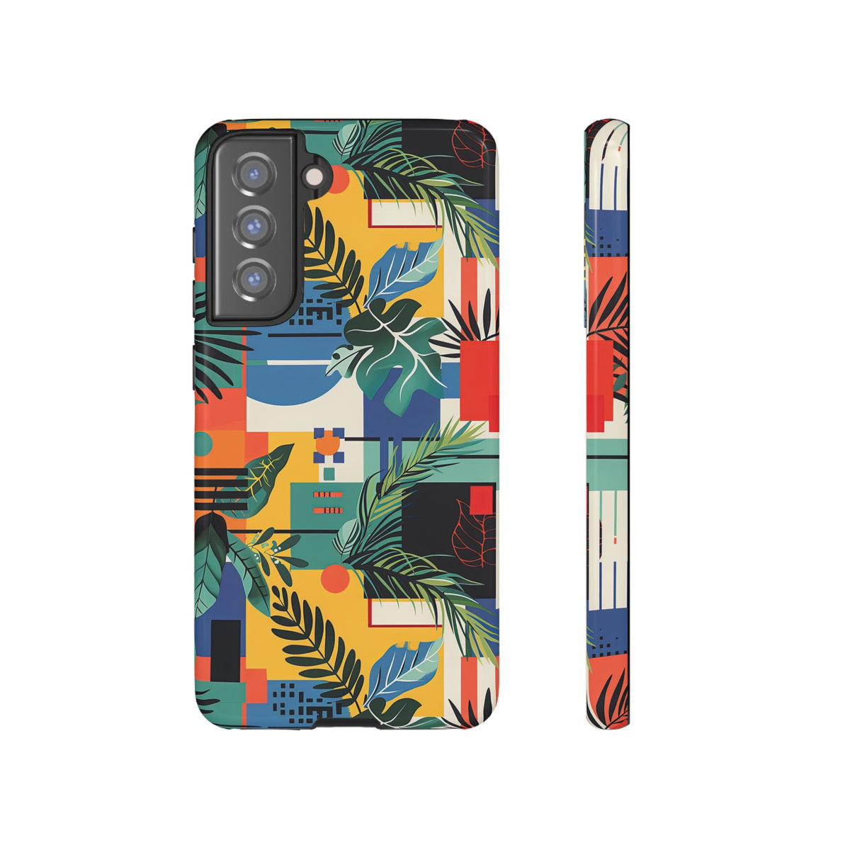 Jungle Collage Phone Case – Vibrant & Durable Nature-Inspired Protection