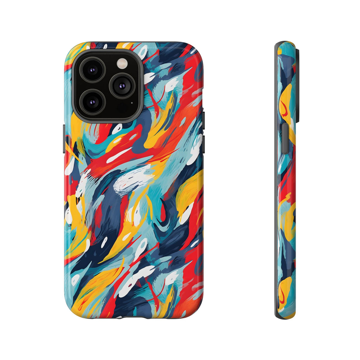 Tough CasesAbstract Painting Design Phone Case – Modern Art-Inspired Phone Cover 8