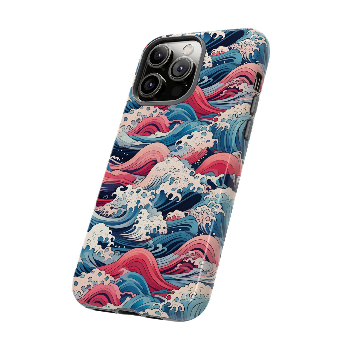 Japanese Waves Phone Case – Embrace Timeless Elegance with Classic Design 3