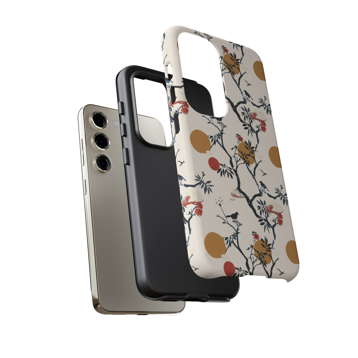 Japanese Pattern Phone Case – Elegant & Timeless Design for Your Phone 054