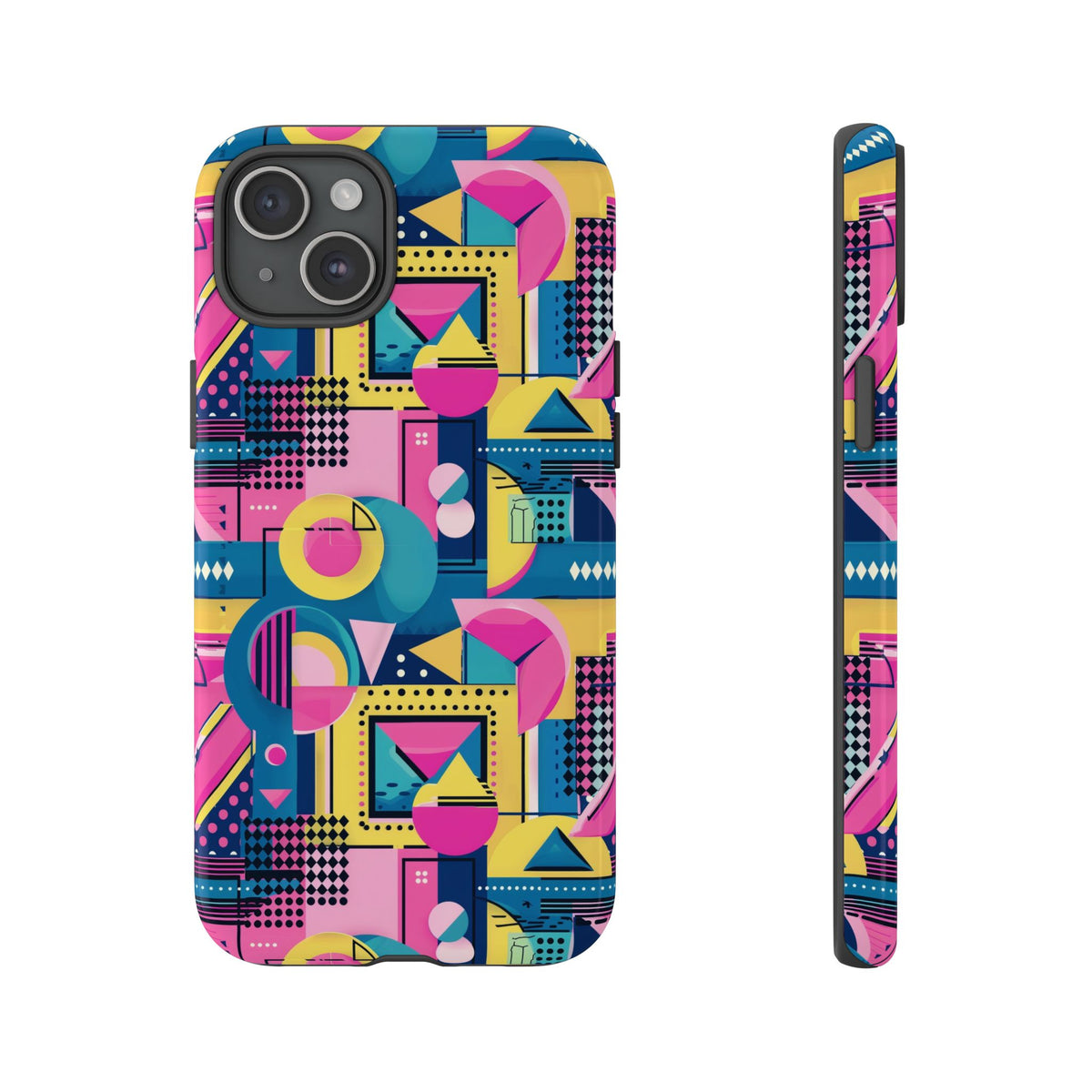 Retro 80s Seamless Phone Case – Vintage Style Meets Modern Protection 090