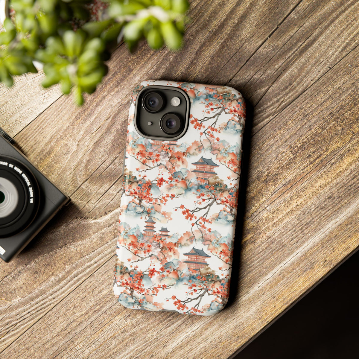 Japanese Pattern Phone Case – Elegant & Timeless Design for Your Phone 019