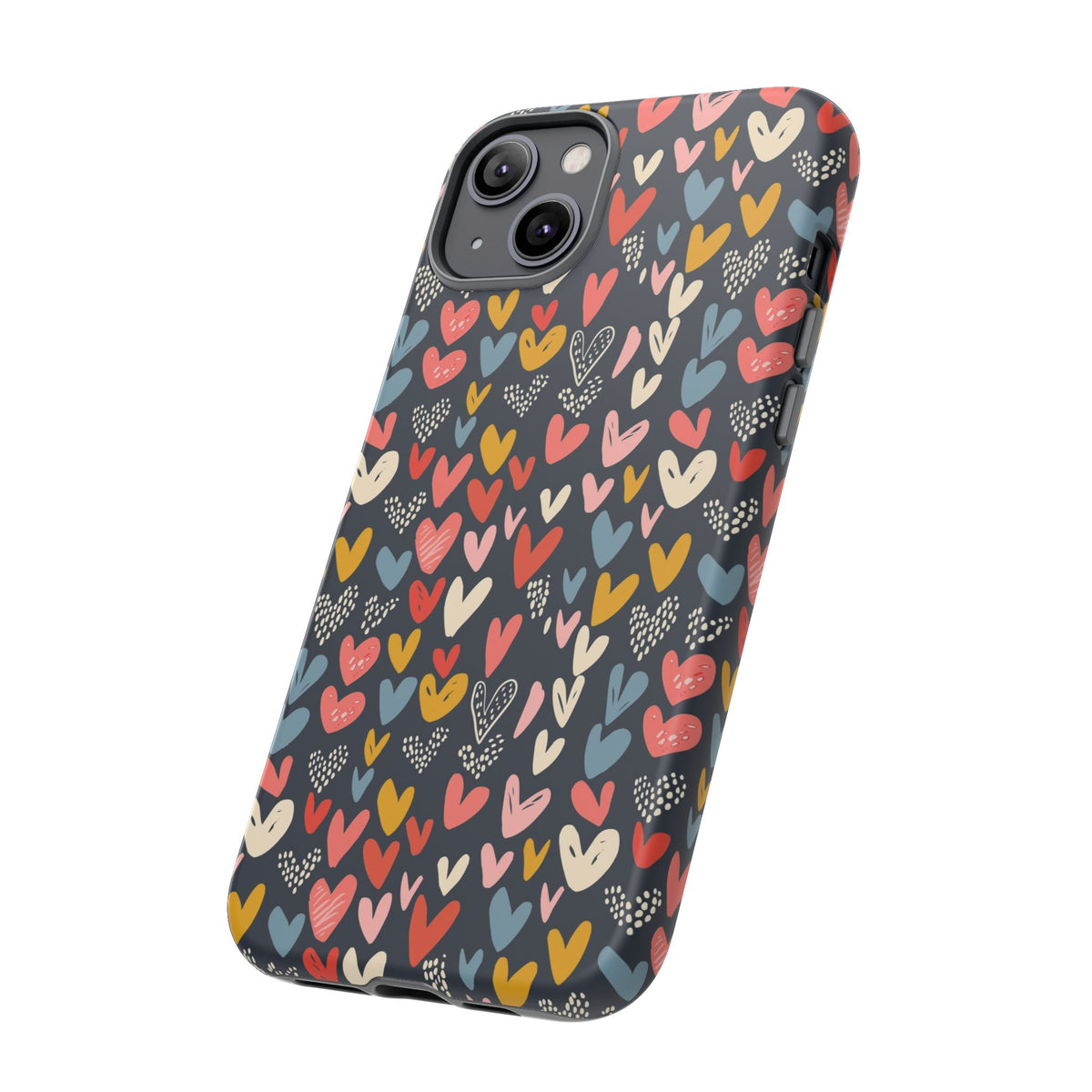 Heart Pattern Phone Case – Stylish & Loving Design for Your Device 816