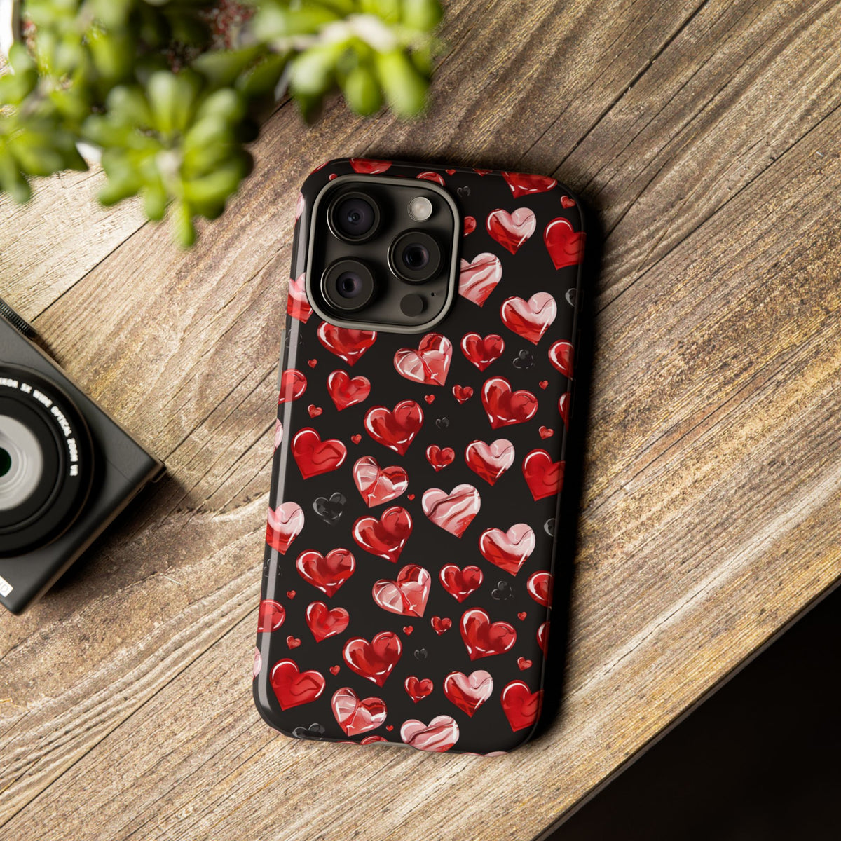 Heart Pattern Phone Case – Stylish & Loving Design for Your Device 365