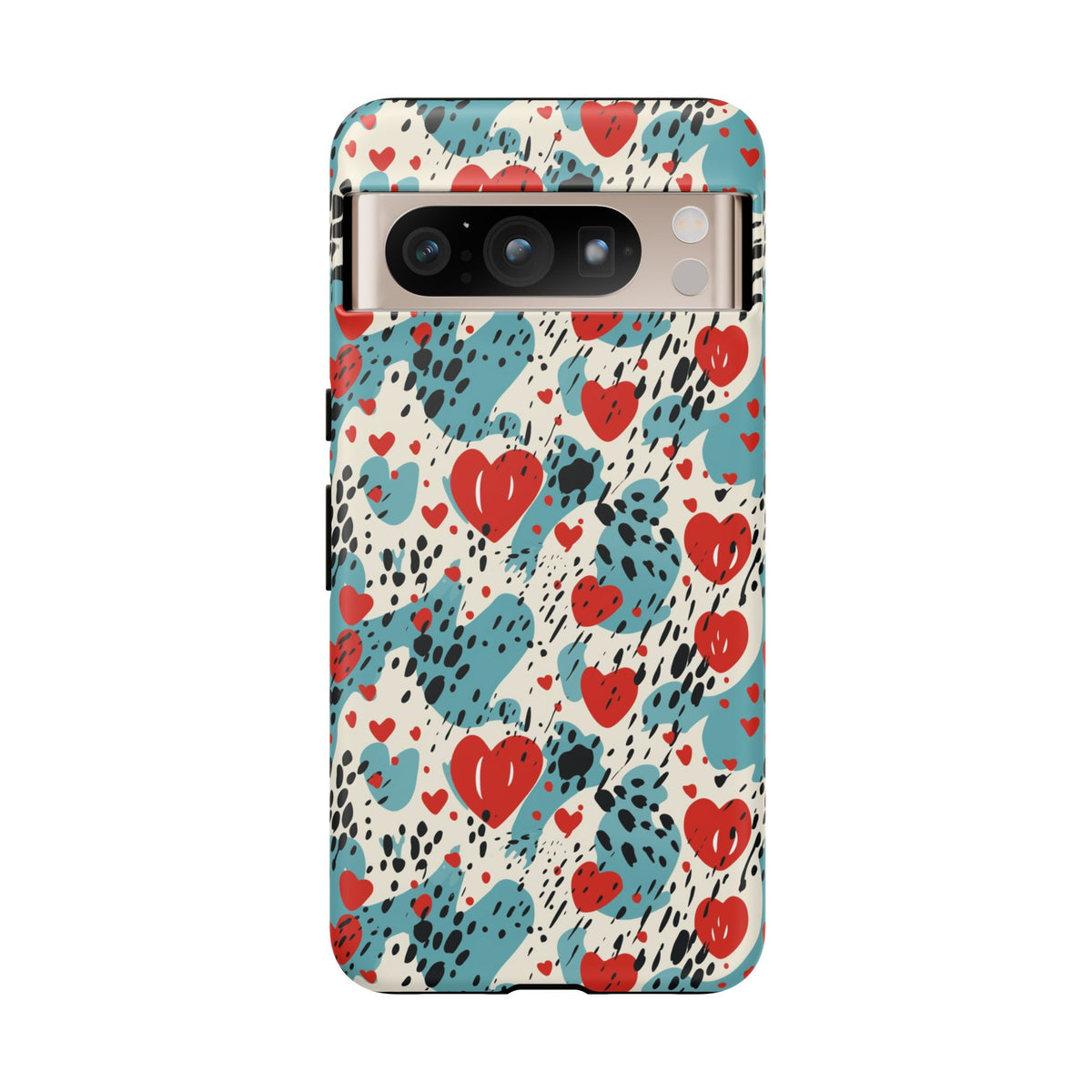 Heart Pattern Phone Case – Stylish & Loving Design for Your Device 822