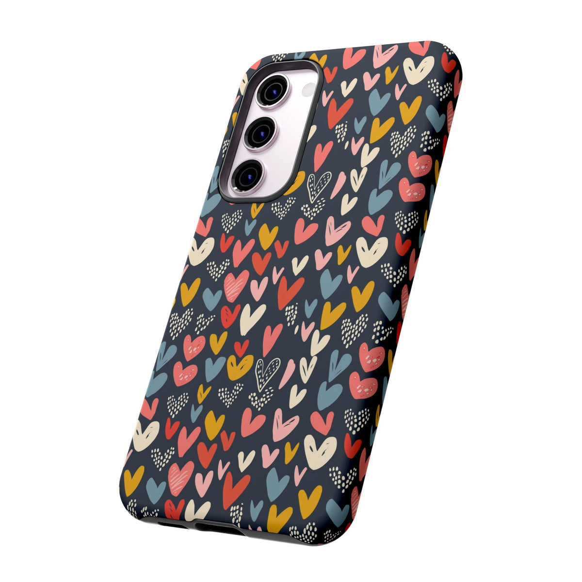 Heart Pattern Phone Case – Stylish & Loving Design for Your Device 816