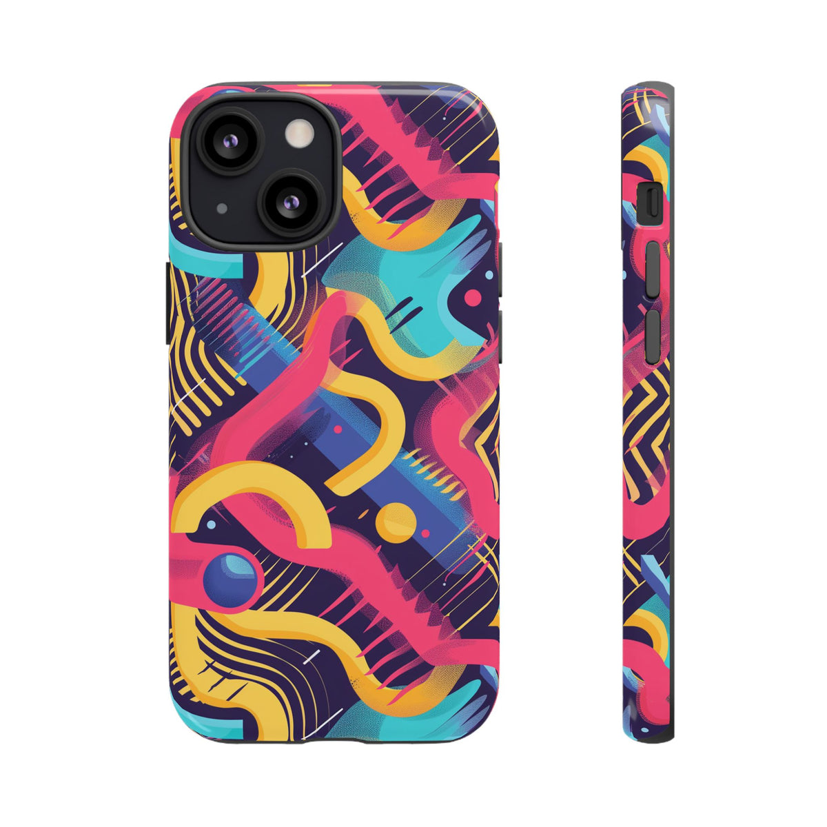 Retro 80s Seamless Phone Case – Vintage Style Meets Modern Protection 2