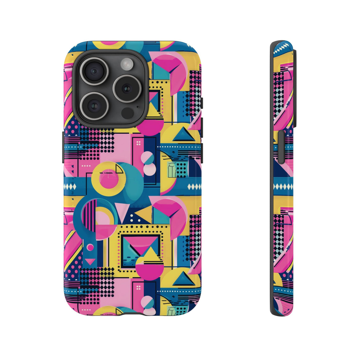 Retro 80s Seamless Phone Case – Vintage Style Meets Modern Protection 090