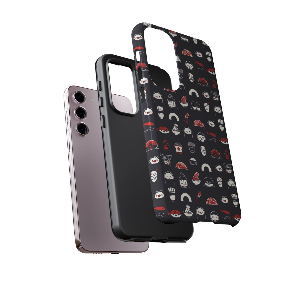 Japanese Pattern Phone Case – Elegant & Timeless Design for Your Phone 456