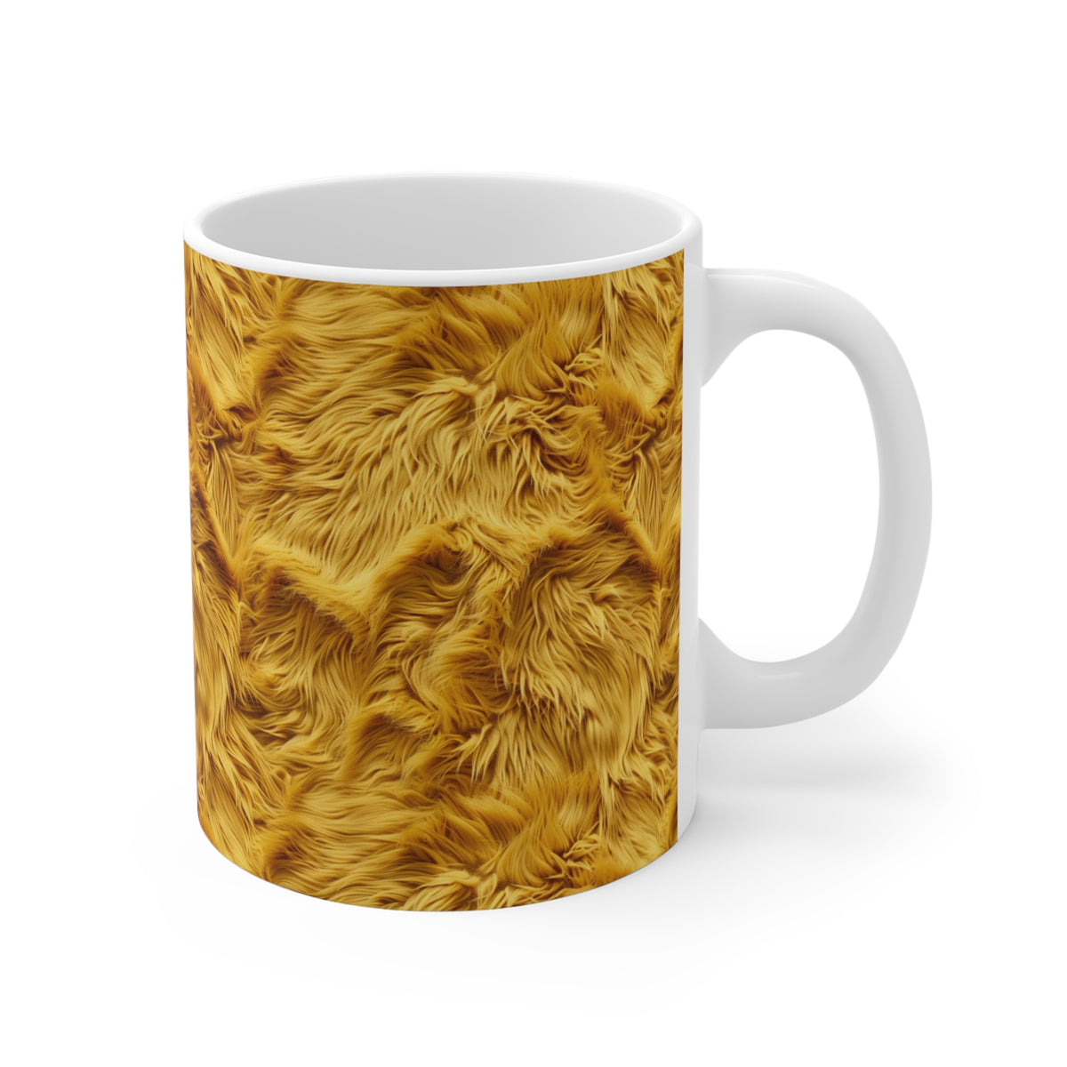 Fur Seamless Pattern Coffee Mug – Cozy Ceramic Mug for Fur Lovers 31