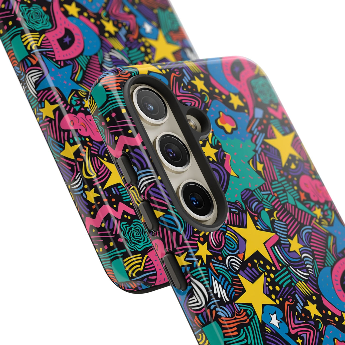 90s Themed Seamless Pattern Phone Case – Embrace Retro Style and Protection 227