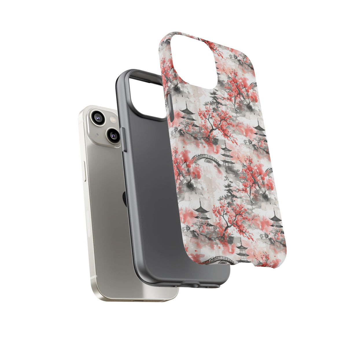 Japanese Pattern Phone Case – Elegant & Timeless Design for Your Phone 122