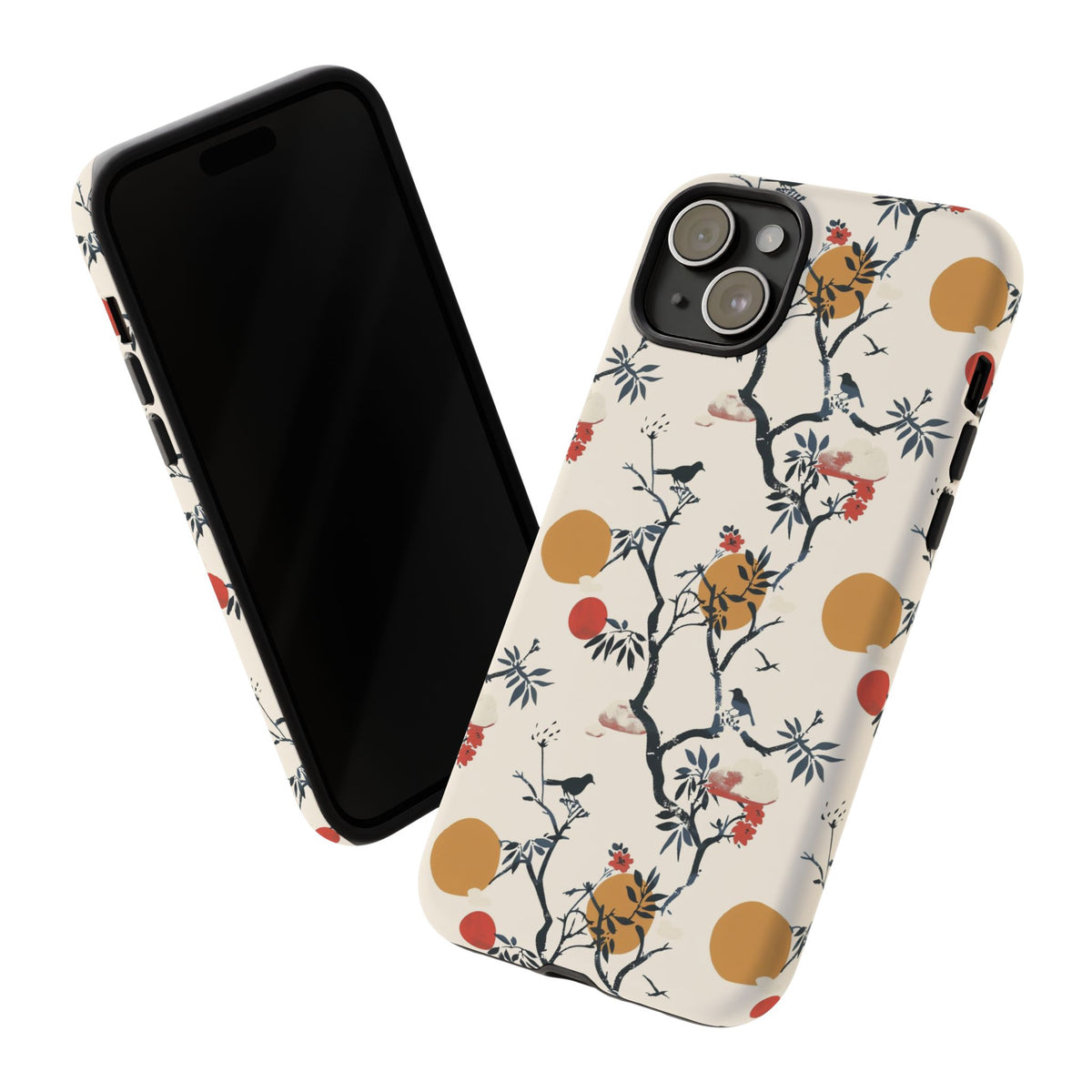 Japanese Pattern Phone Case – Elegant & Timeless Design for Your Phone 054