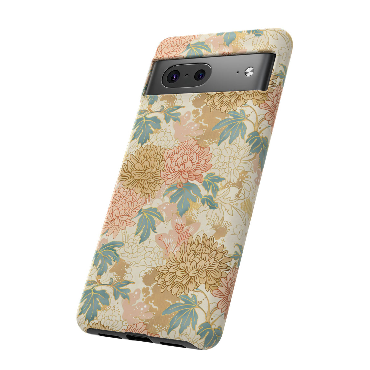 Japanese Blossom Asian Floral Design Phone Case – Elegant Floral Phone Cover