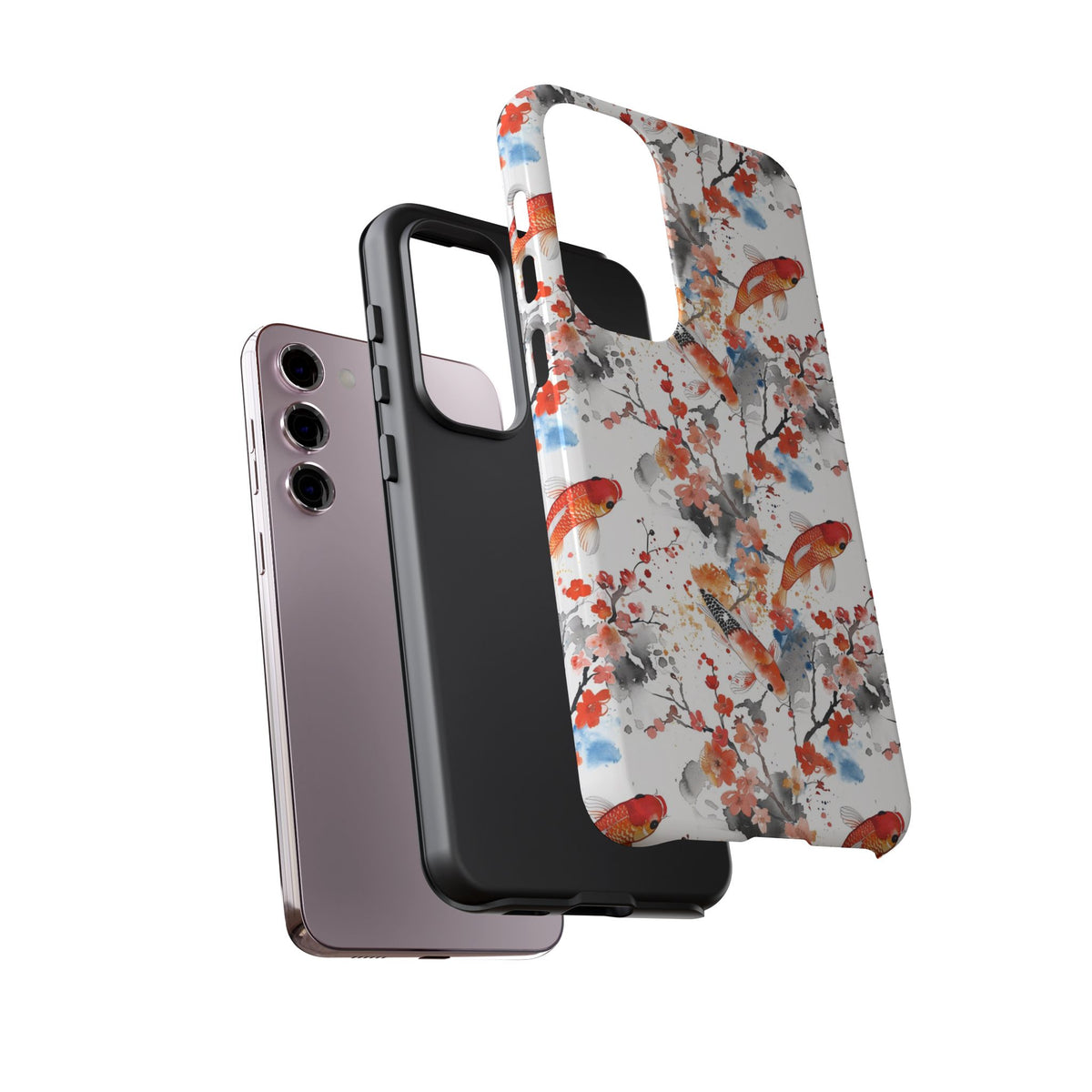 Japanese Pattern Phone Case – Elegant & Timeless Design for Your Phone 035