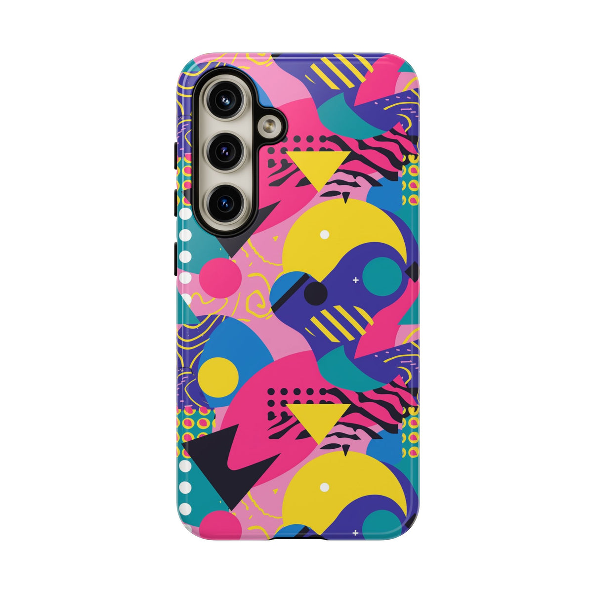 90s Themed Seamless Pattern Phone Case – Embrace Retro Style and Protection 283