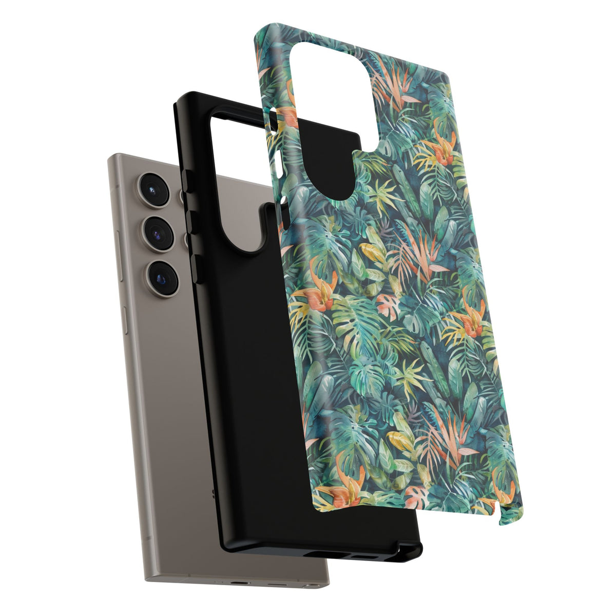 Jungle Pattern Phone Case – Exotic & Lush Design for Your Phone 333