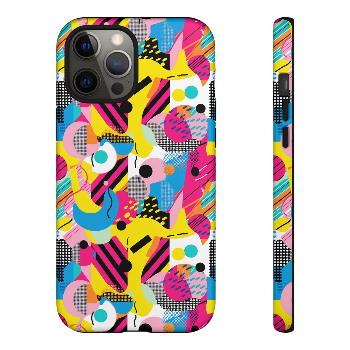 Retro 80s Seamless Phone Case – Vintage Style Meets Modern Protection 091