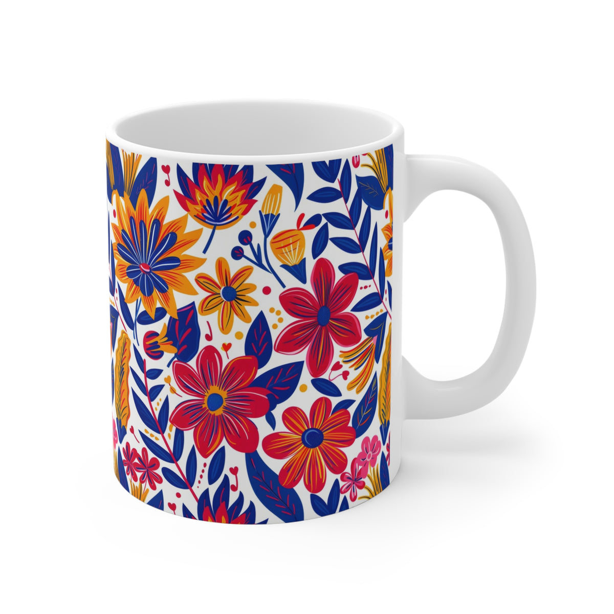 Groove Floral Bohemian Coffee Mug – Perfect for Free Spirits  (19)