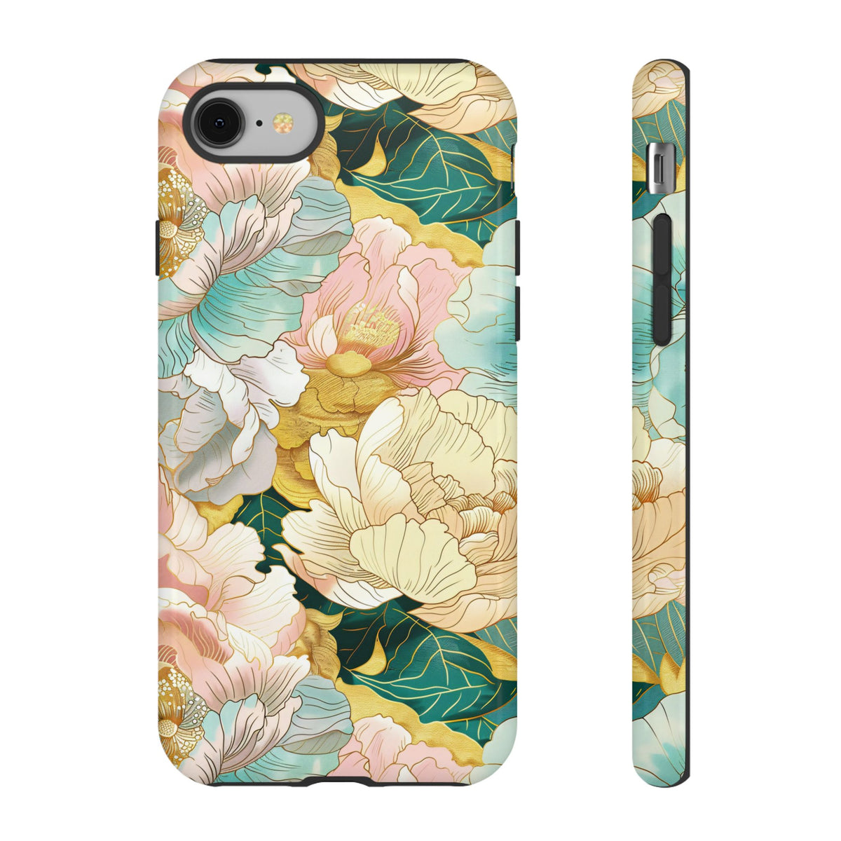 Japanese Blossom Asian Floral Design Phone Case – Elegant Floral Phone Cover